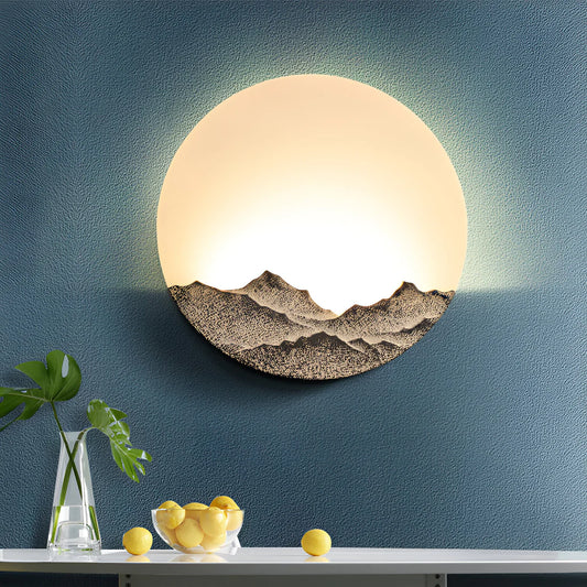 Moderne Maan Wandlamp met Natuurlijke Elegantielijnen
