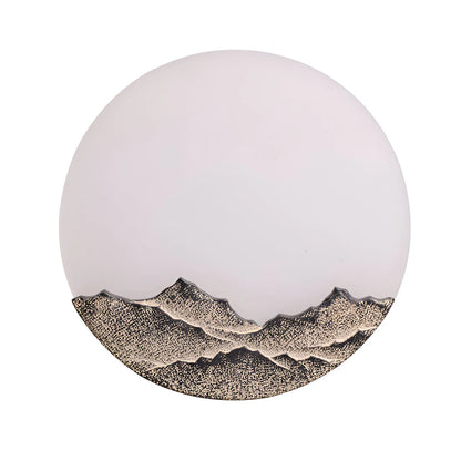 Moderne Maan Wandlamp met Natuurlijke Elegantielijnen