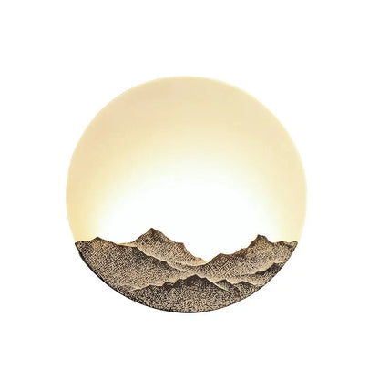 Moderne Maan Wandlamp met Natuurlijke Elegantielijnen