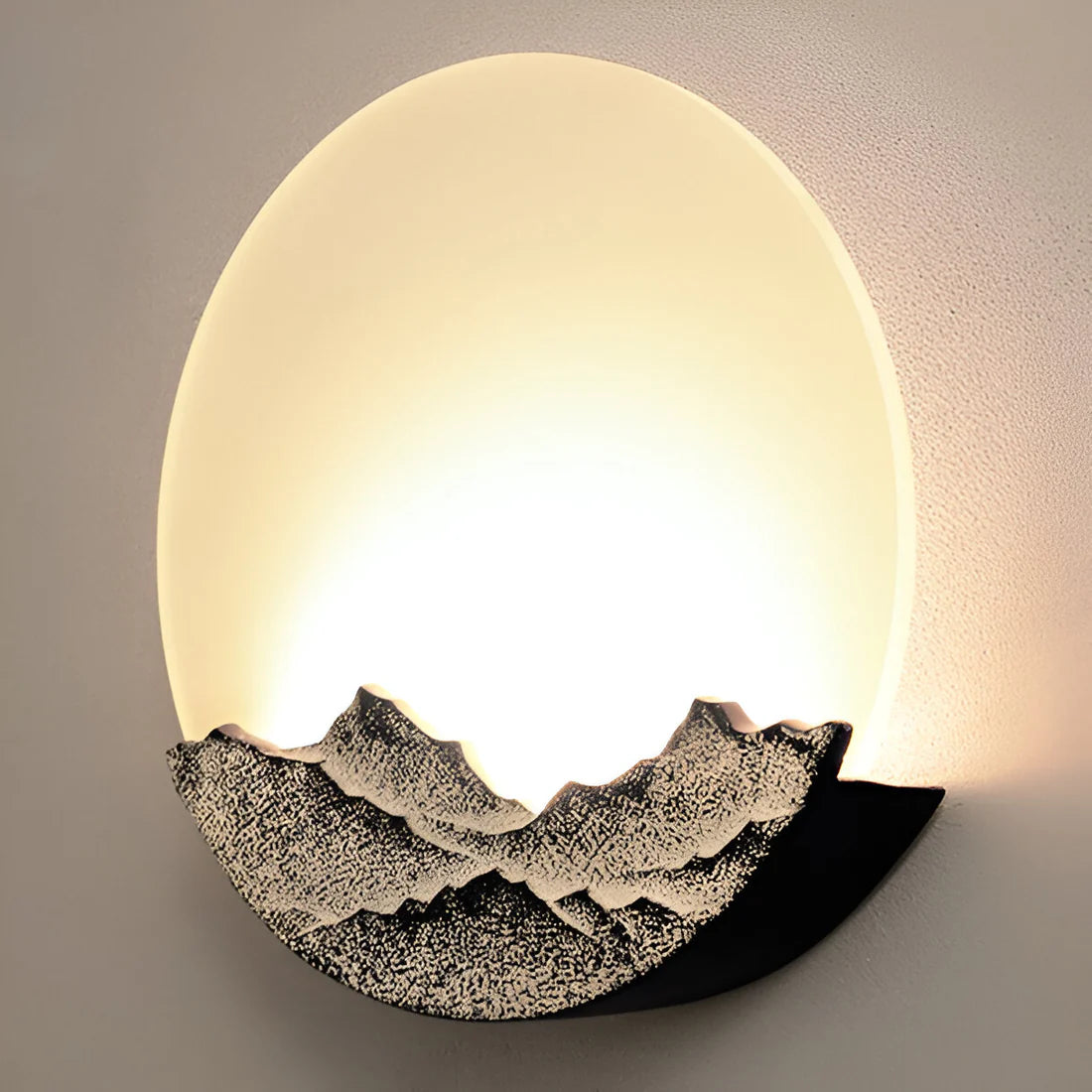 Moderne Maan Wandlamp met Natuurlijke Elegantielijnen