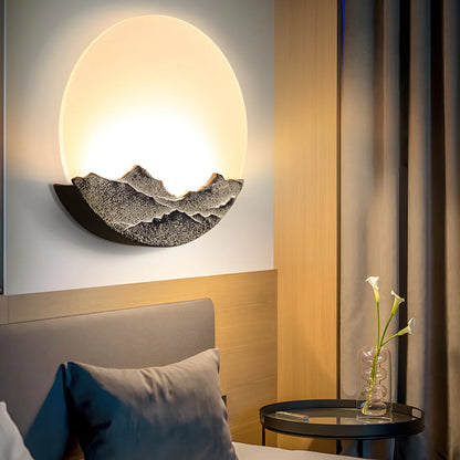 Moderne Maan Wandlamp met Natuurlijke Elegantielijnen