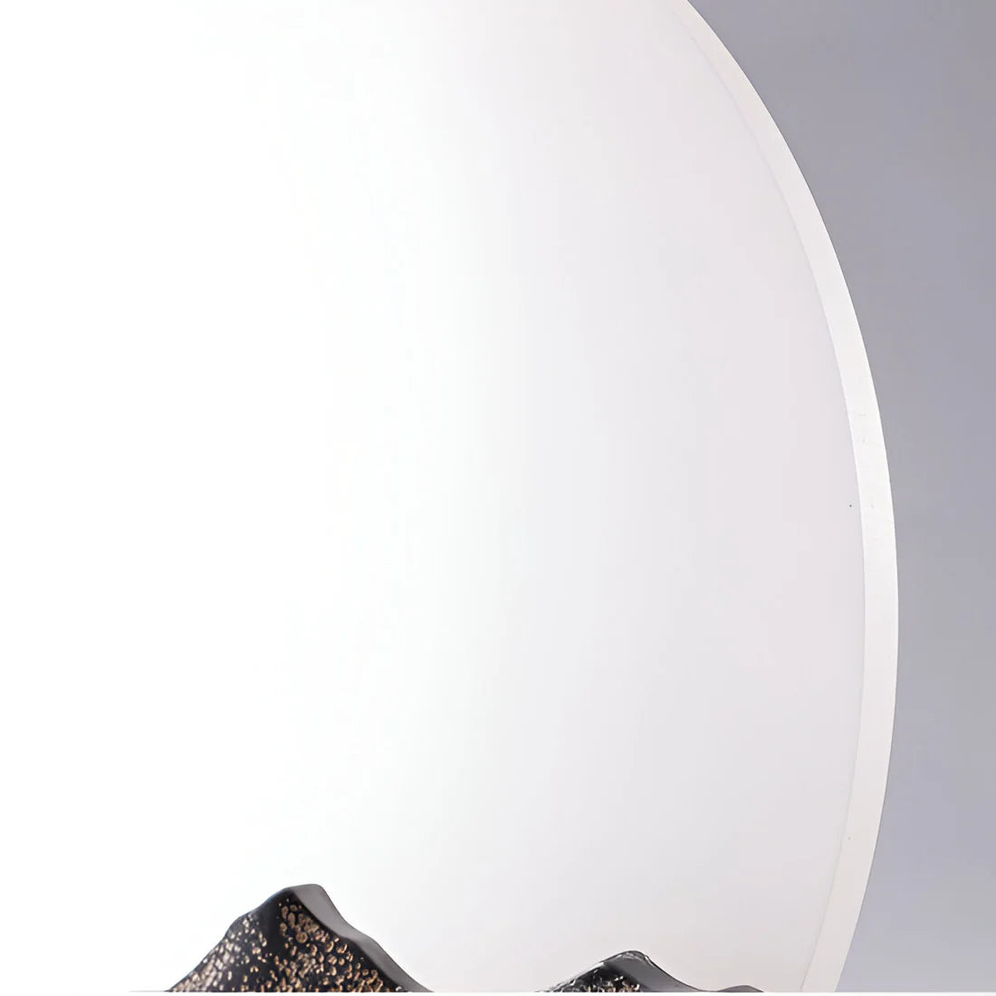 Moderne Maan Wandlamp met Natuurlijke Elegantielijnen