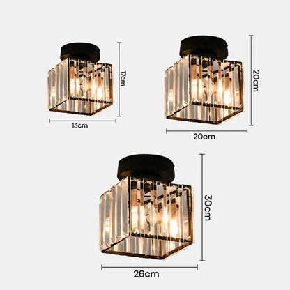 Glowline Plafondlamp – Kristallen Elegantie voor Elke Ruimte