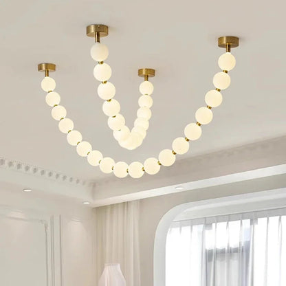 Moderne Ketting Plafondlamp met LED Verlichting