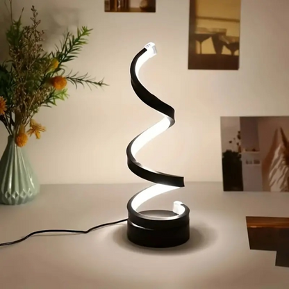 Moderne Led 3 Kleuren Verstelbare Spiraal Tafellamp
