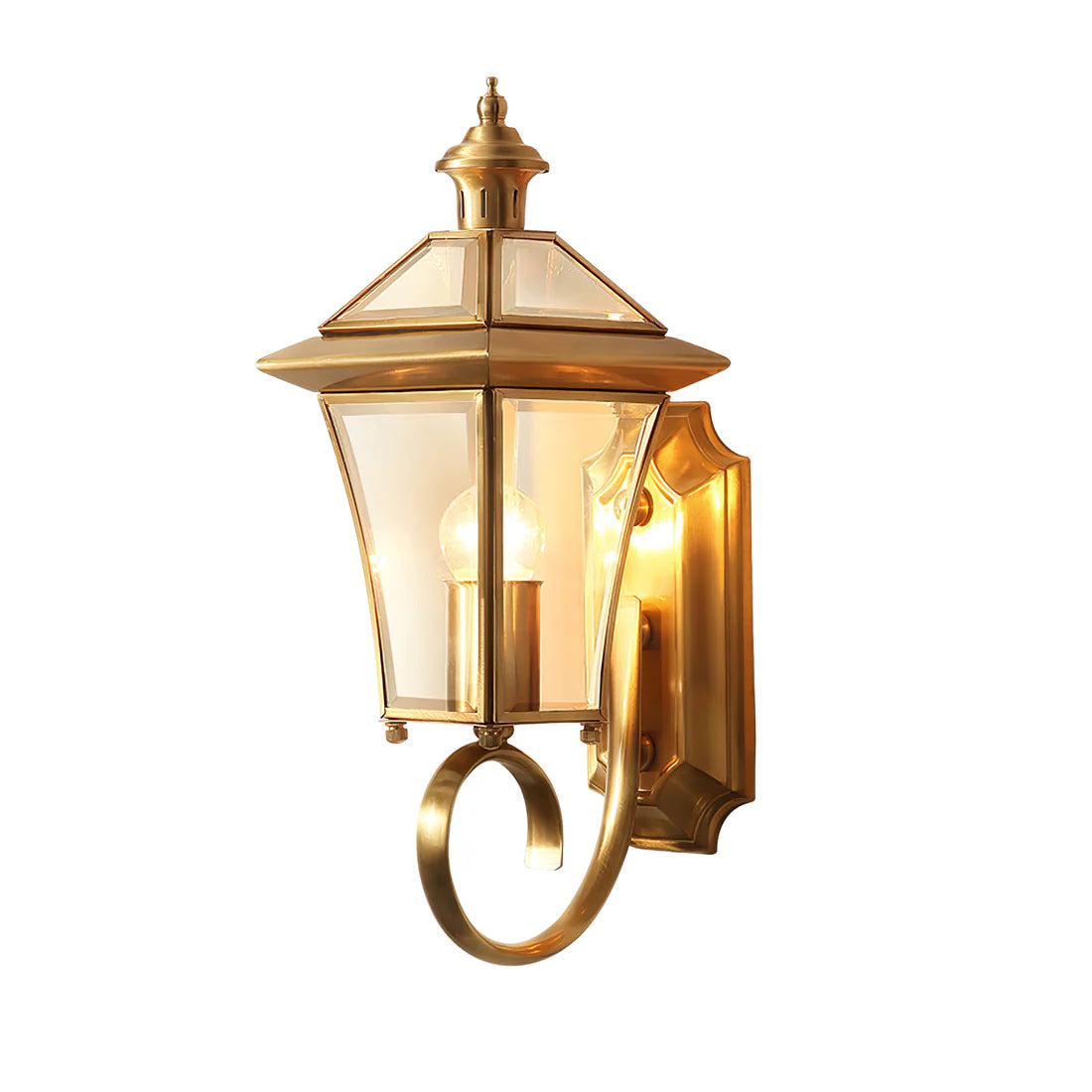 Monterey Retro Messing Buitenwandlamp