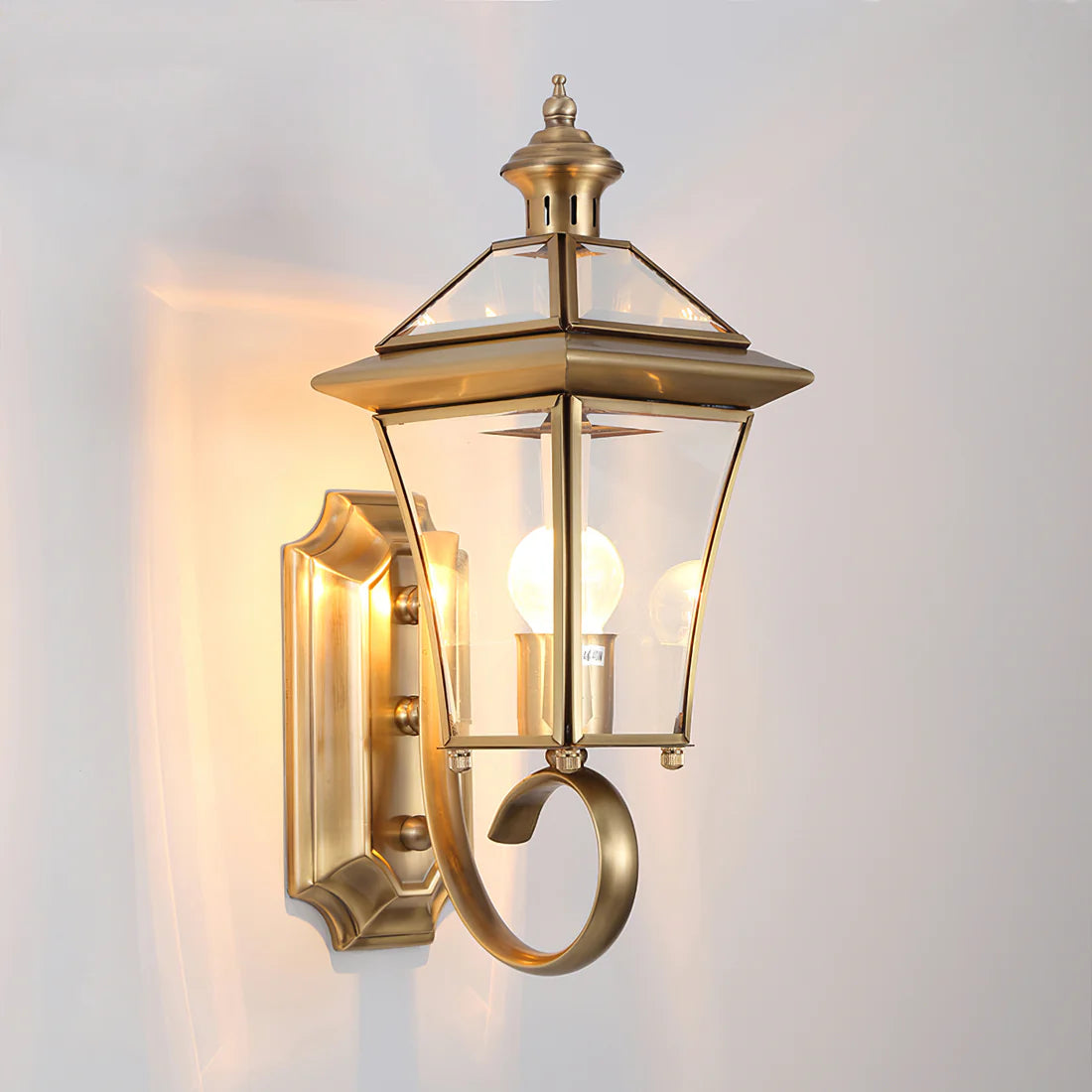 Monterey Retro Messing Buitenwandlamp