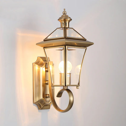 Monterey Retro Messing Buitenwandlamp