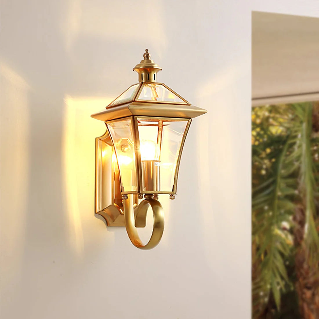 Monterey Retro Messing Buitenwandlamp