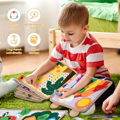 Montessori Speelgoed Baby Activiteitenboek Vilt Ontwikkeling