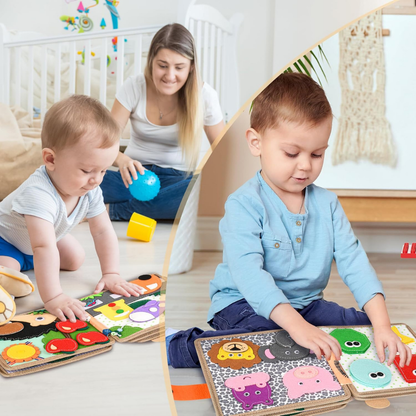 Montessori Speelgoed Baby Activiteitenboek Vilt Ontwikkeling