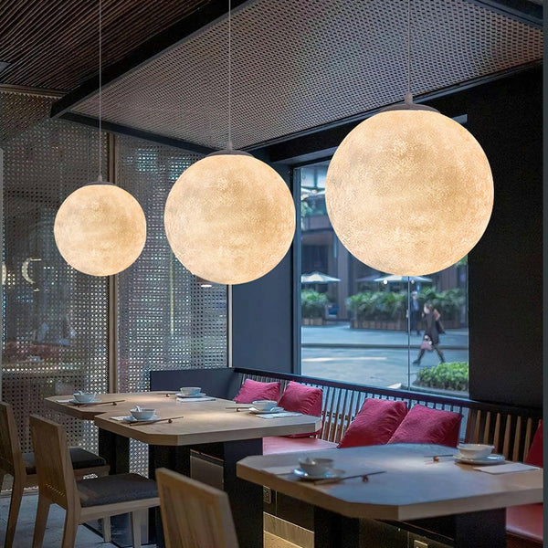 LUNA Glow – Elegante Maanvormige Hanglamp