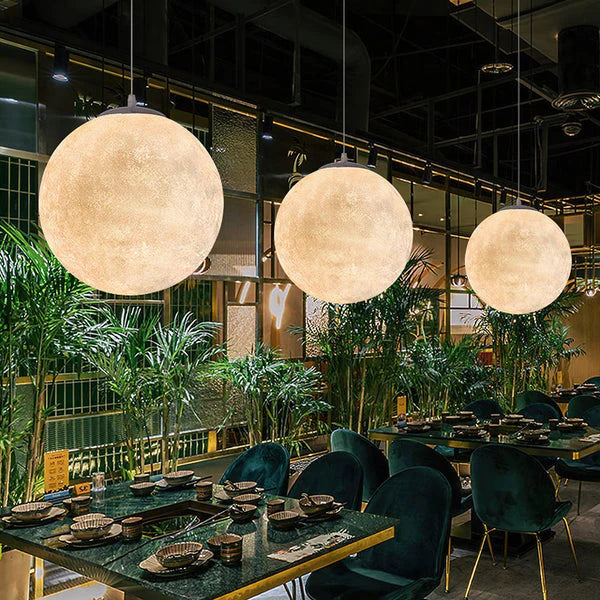 LUNA Glow – Elegante Maanvormige Hanglamp