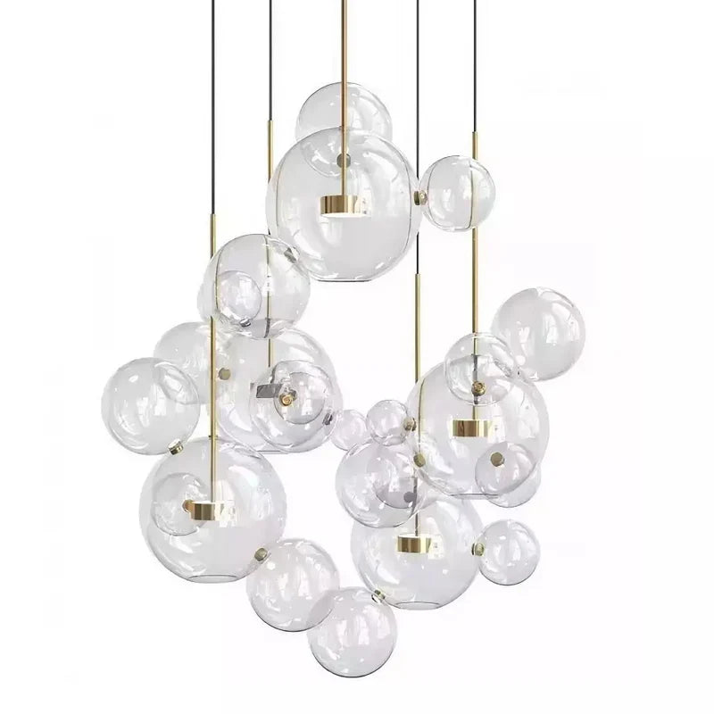 Bubbel Hanglamp met Luxe Glasdesign