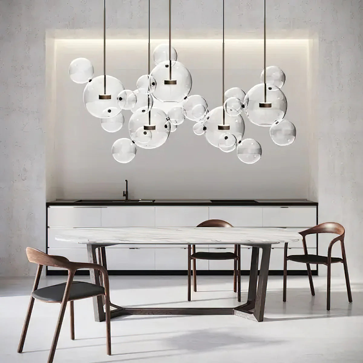 Bubbel Hanglamp met Luxe Glasdesign