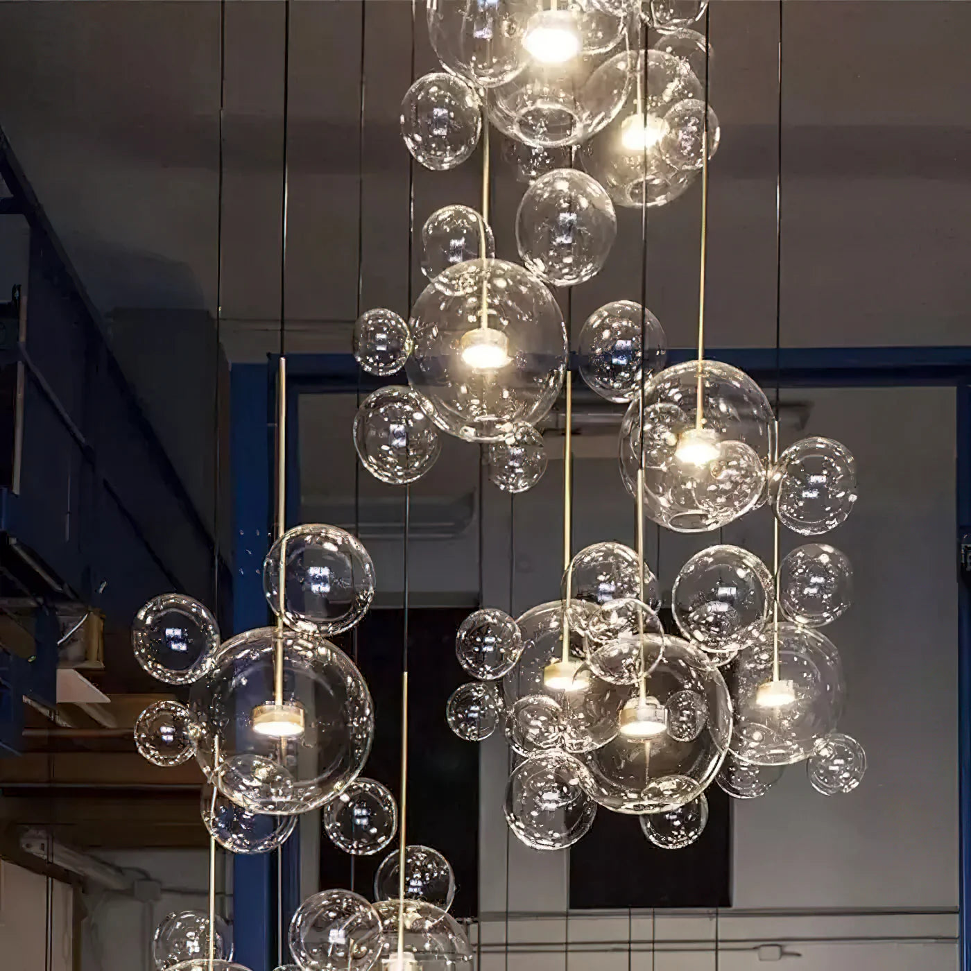 Bubbel Hanglamp met Luxe Glasdesign