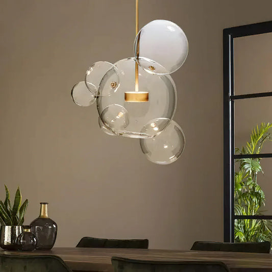 Bubbel Hanglamp met Luxe Glasdesign