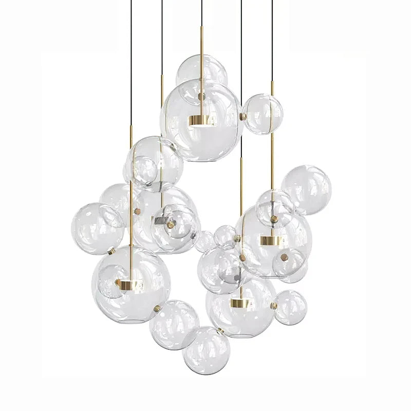 Bubbel Hanglamp met Luxe Glasdesign