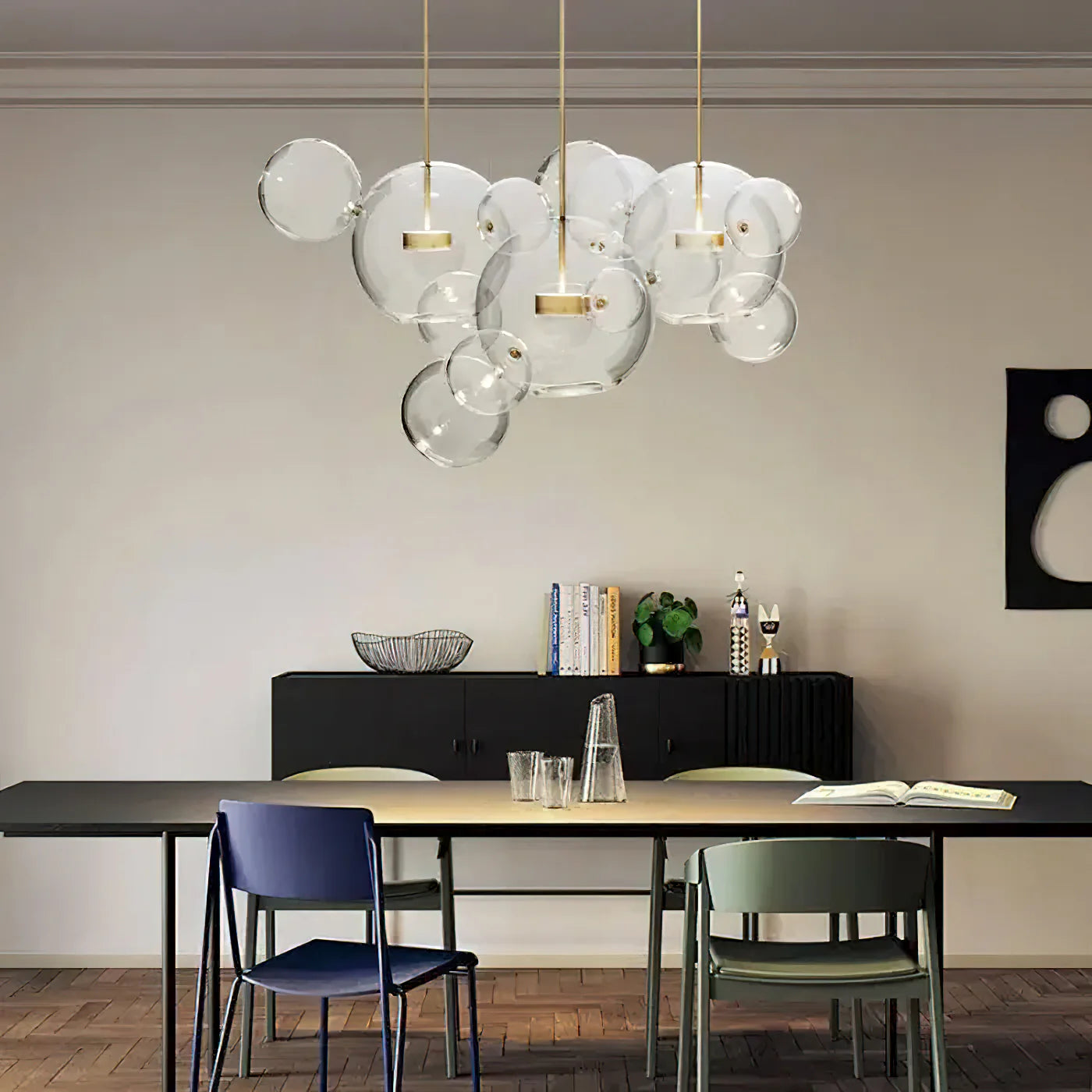 Bubbel Hanglamp met Luxe Glasdesign