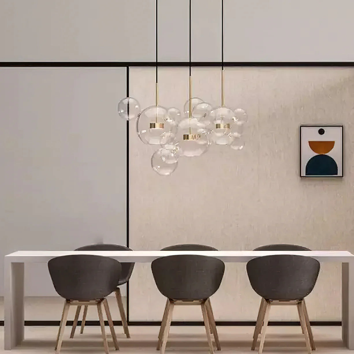 Bubbel Hanglamp met Luxe Glasdesign