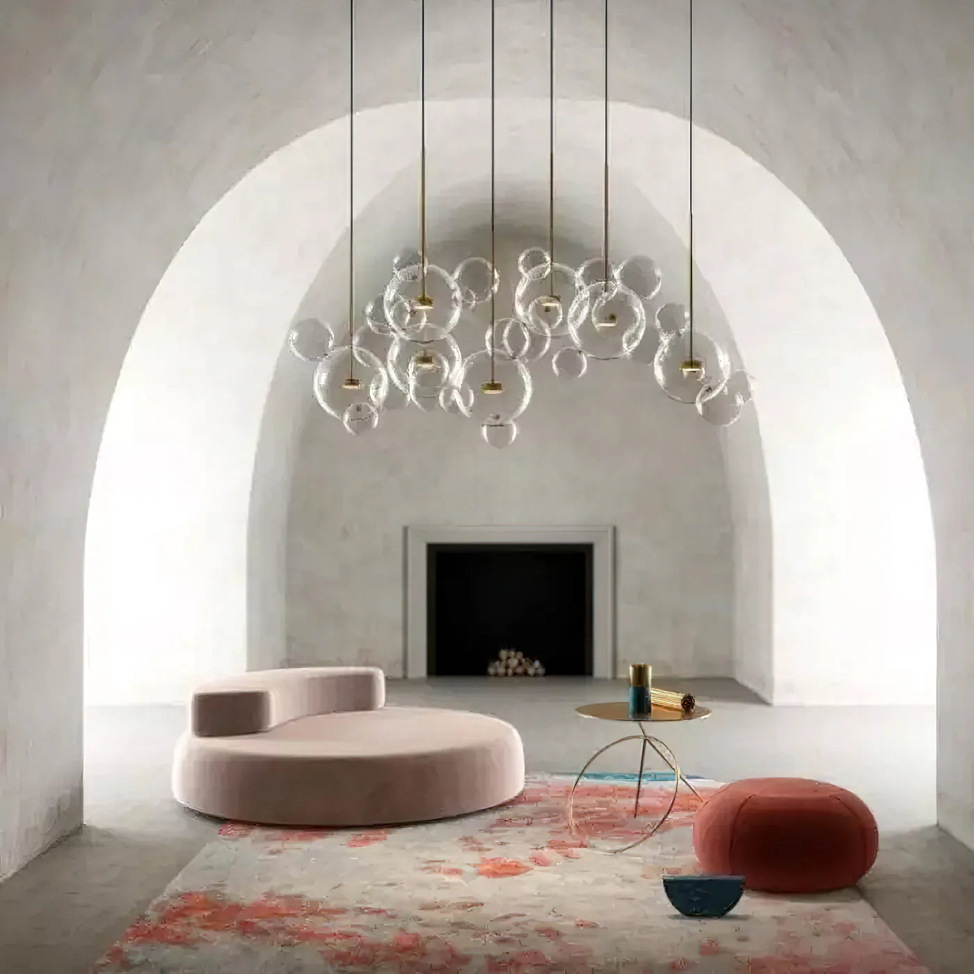 Bubbel Hanglamp met Luxe Glasdesign