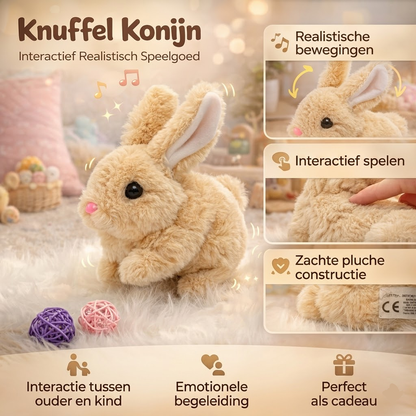 Knuffel Konijn Interactief Realistisch Speelgoed