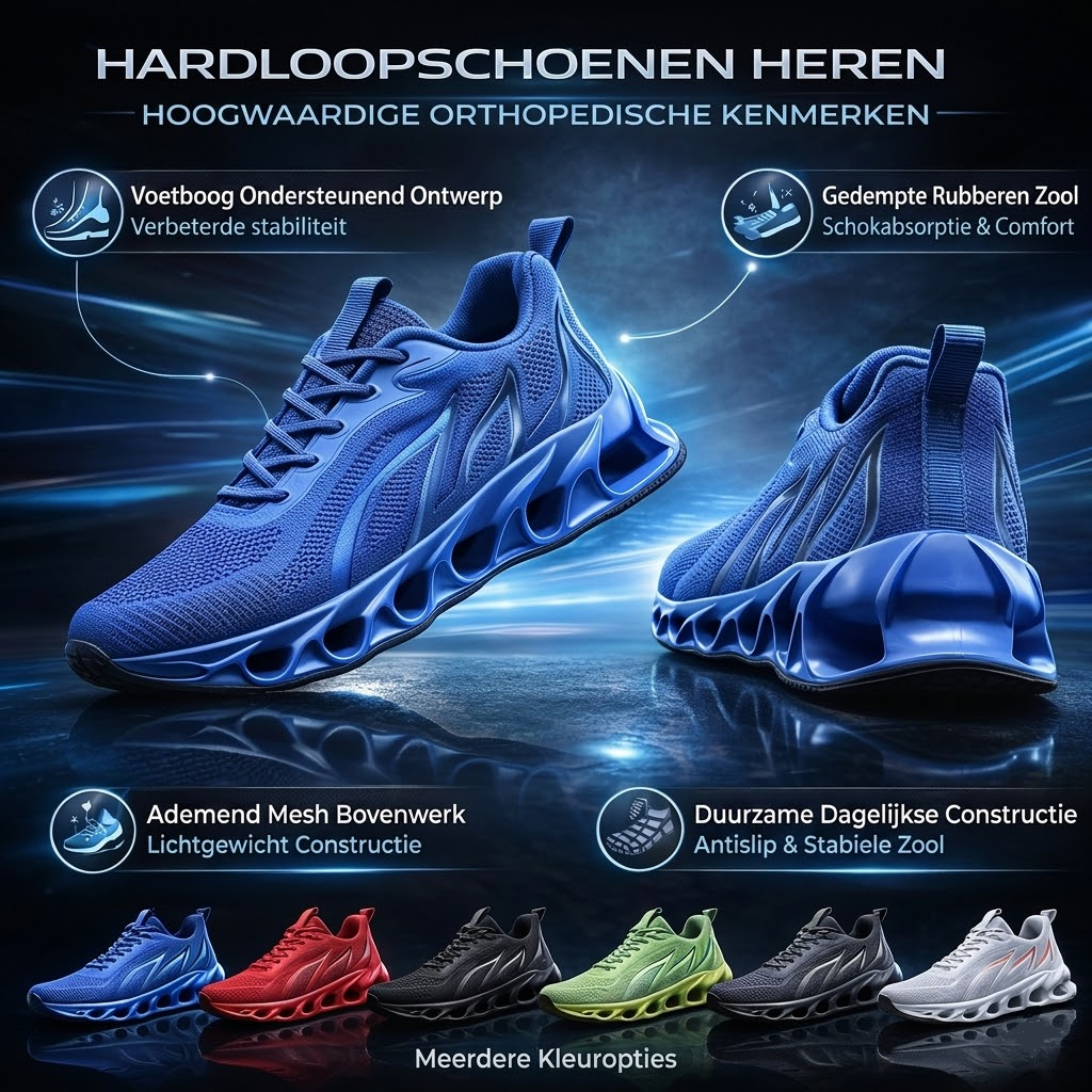 Hardloopschoenen Heren Orthopedisch Voetboog Demping