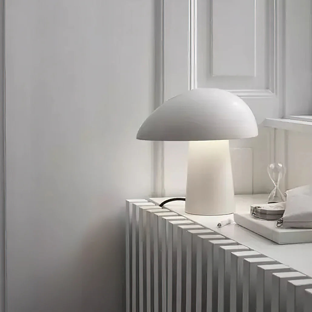 Night Owl Tafellamp met Houtnerf Design