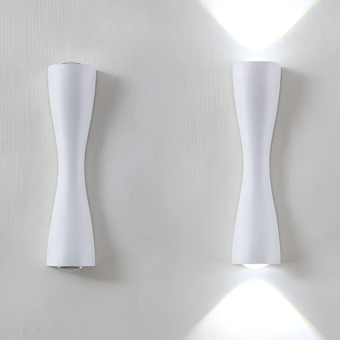 Nordic Aluminium Moderne Zandloper Wandlamp