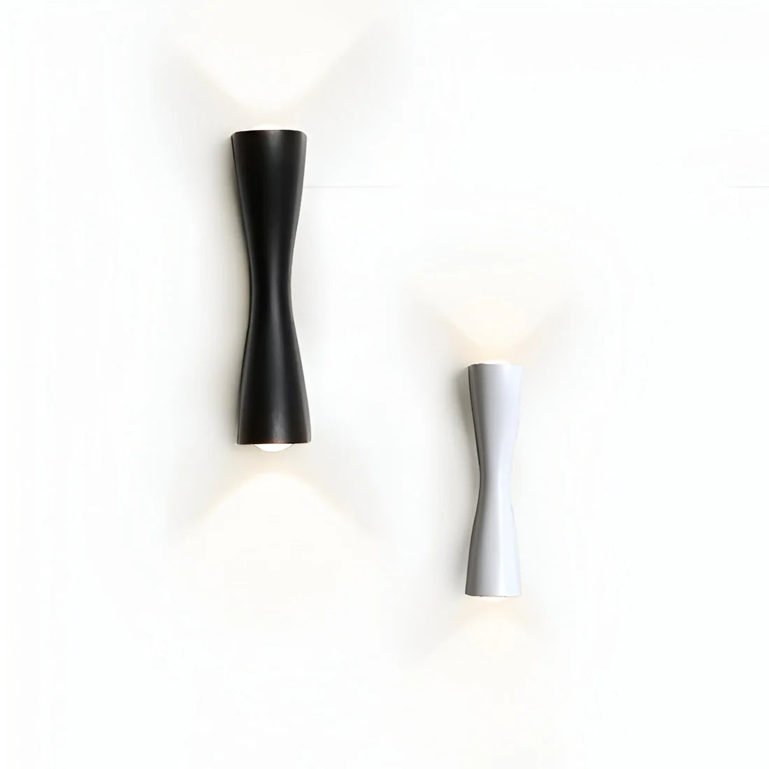 Nordic Aluminium Moderne Zandloper Wandlamp