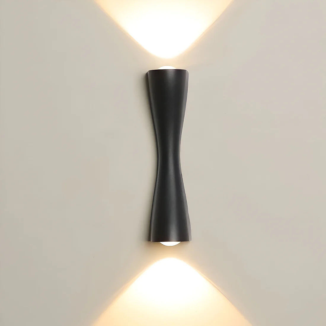 Nordic Aluminium Moderne Zandloper Wandlamp