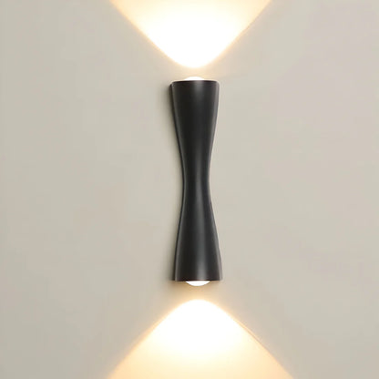 Nordic Aluminium Moderne Zandloper Wandlamp