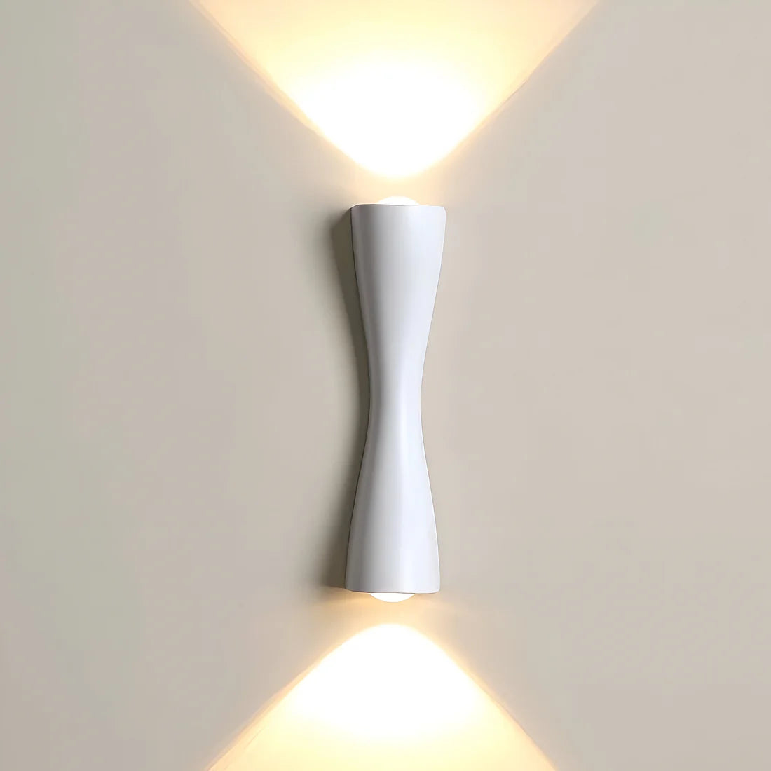 Nordic Aluminium Moderne Zandloper Wandlamp