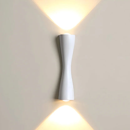 Nordic Aluminium Moderne Zandloper Wandlamp
