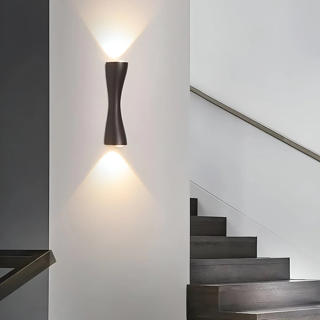 Nordic Aluminium Moderne Zandloper Wandlamp