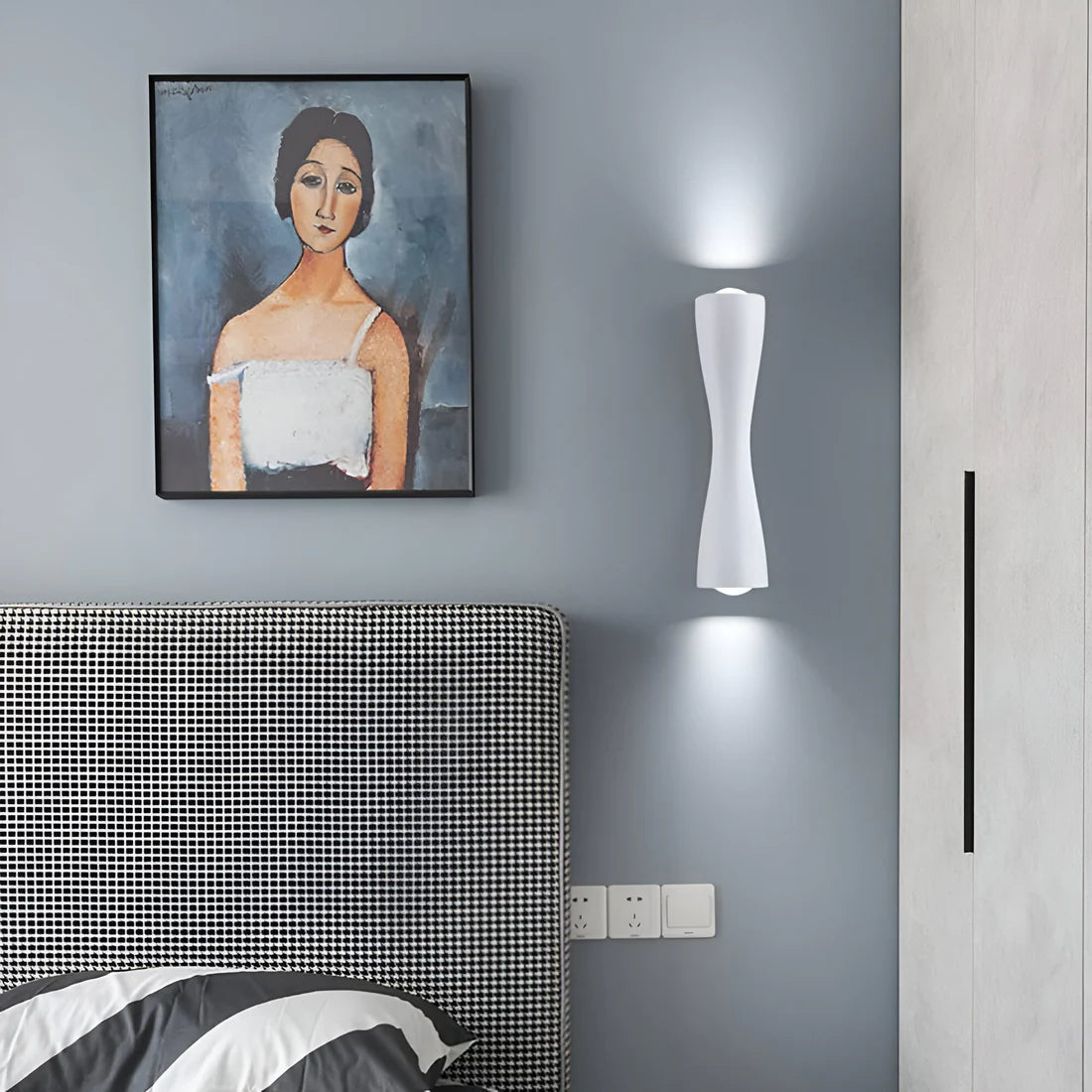 Nordic Aluminium Moderne Zandloper Wandlamp