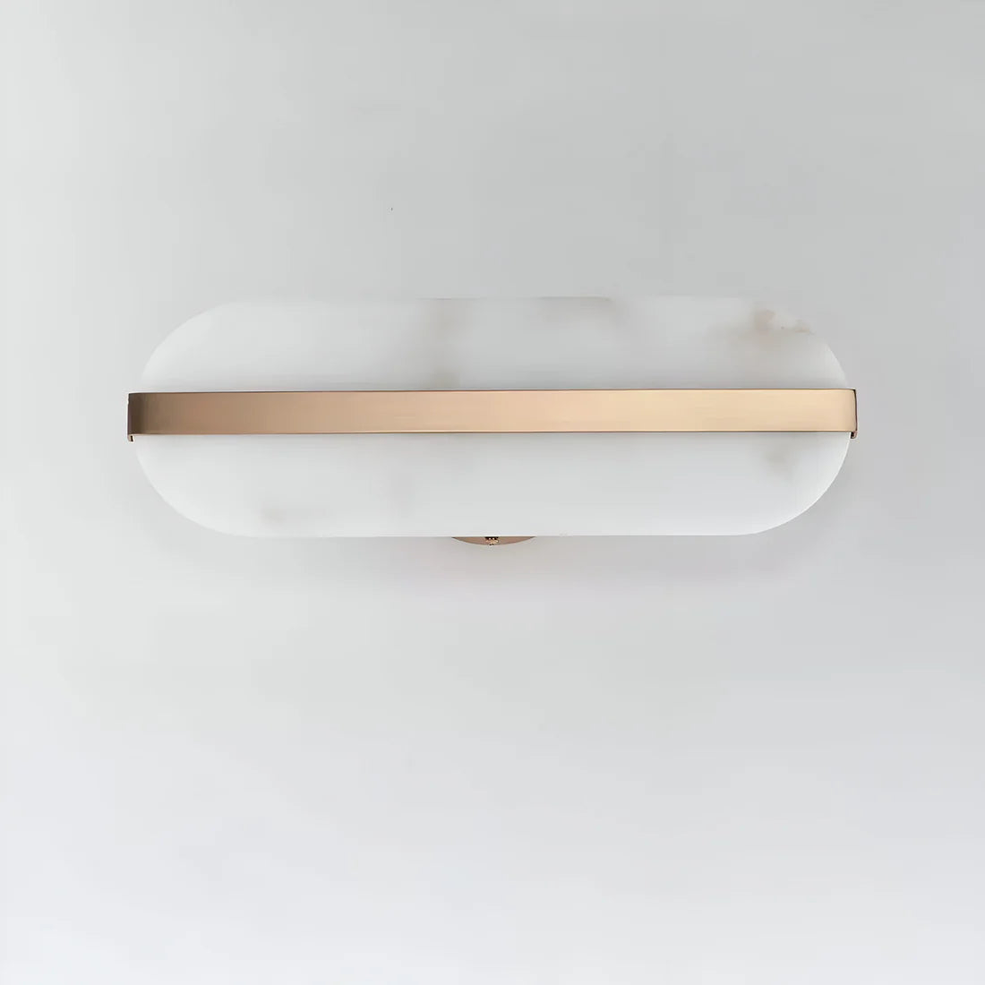 Nordic Seren Albast Steen Messing Wandlamp