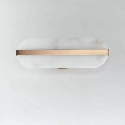 Nordic Seren Albast Steen Messing Wandlamp