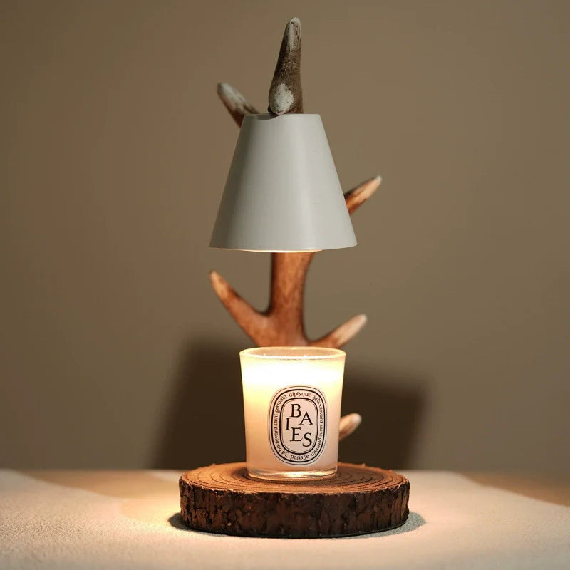 Nordic Warme Licht Antler Tafellamp
