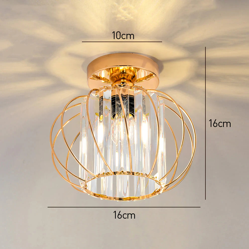 Nordic Luxe Glazen Hal Plafondverlichting