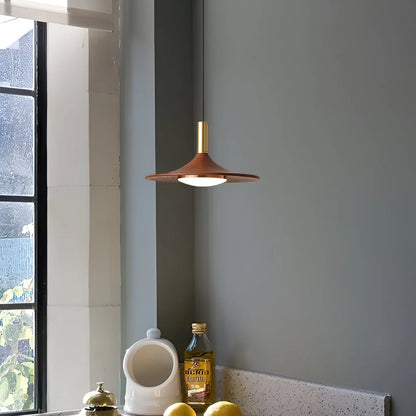 Scandinavische Stijl Walnoot Houten Hanglamp