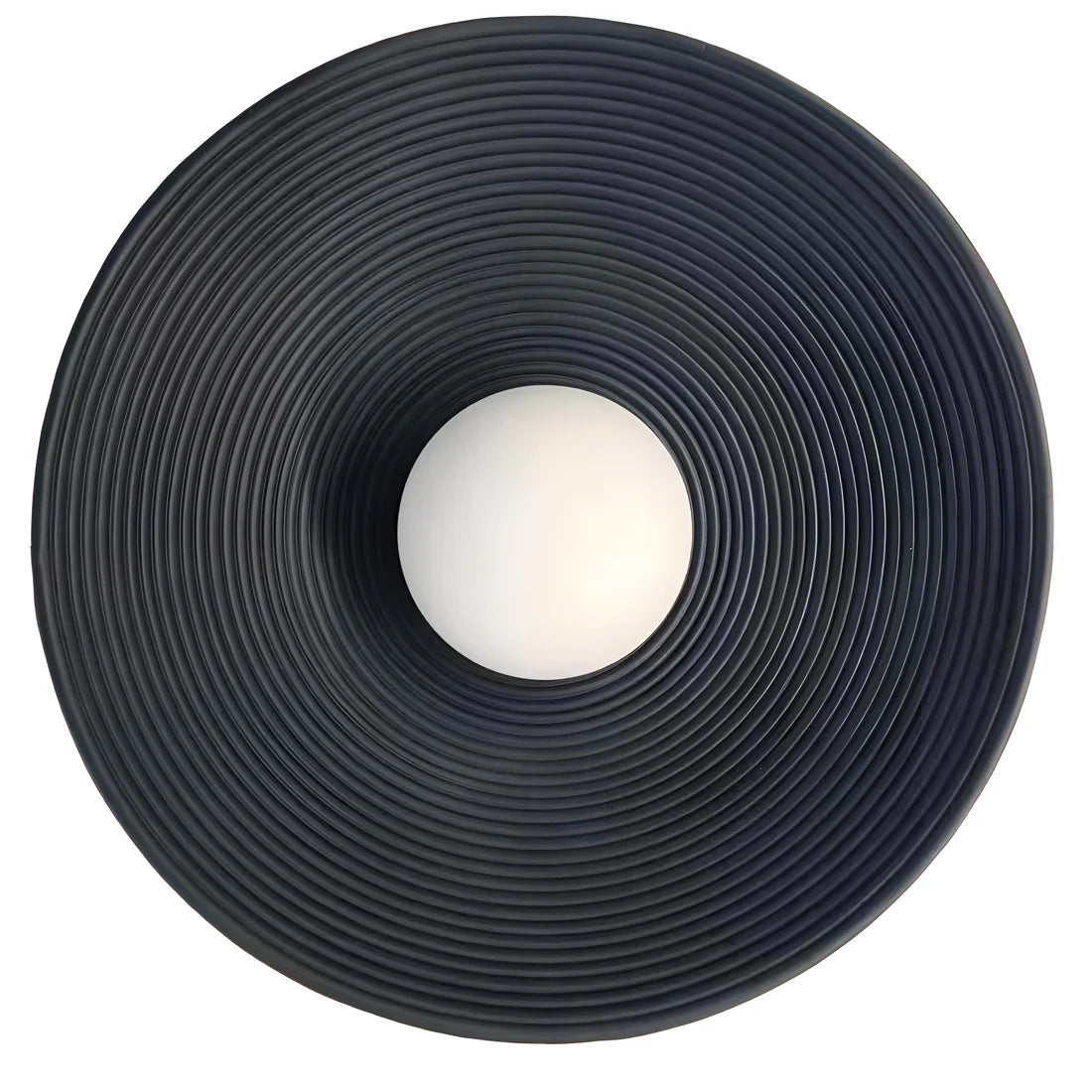 Retro Keramische Stijl Hars Ronde LED Wandlamp