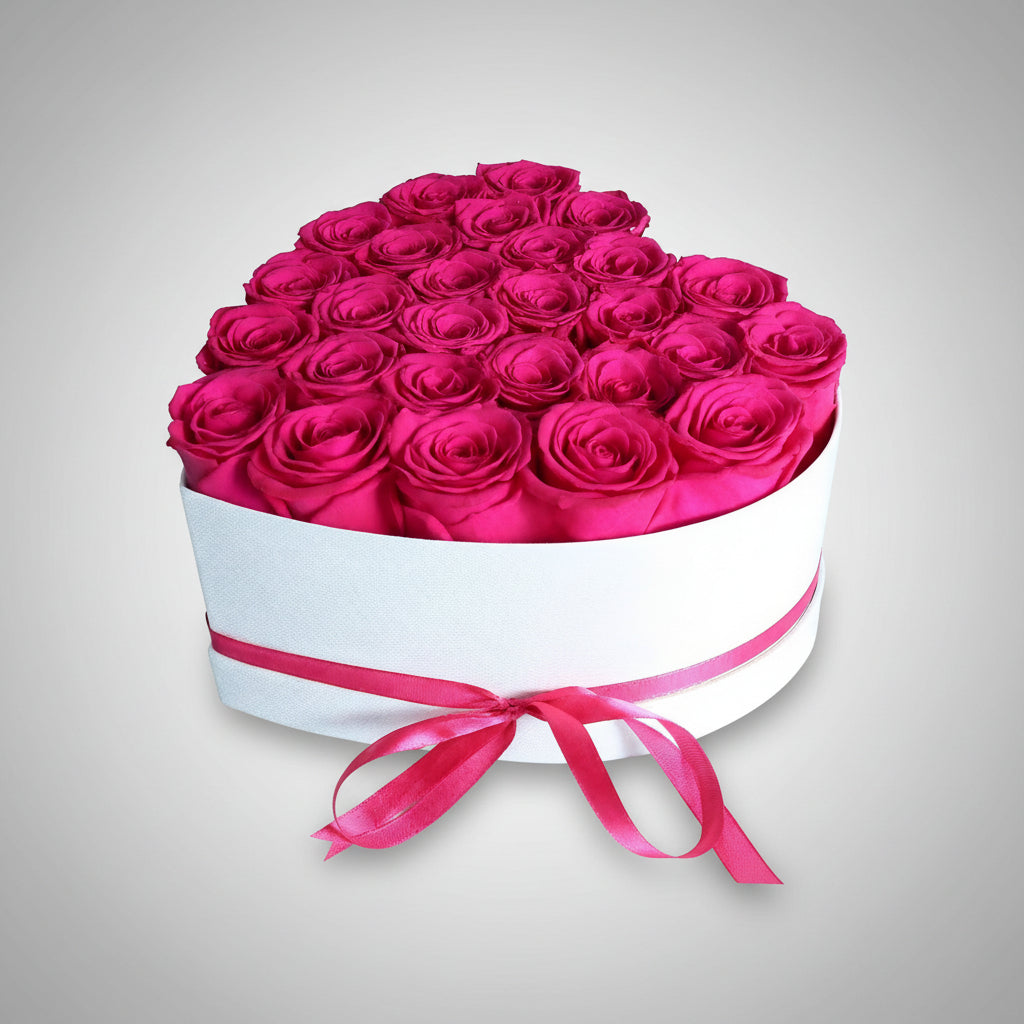 Rozen Bloemen Box Luxe Hartvormige Houten Geschenkdoos