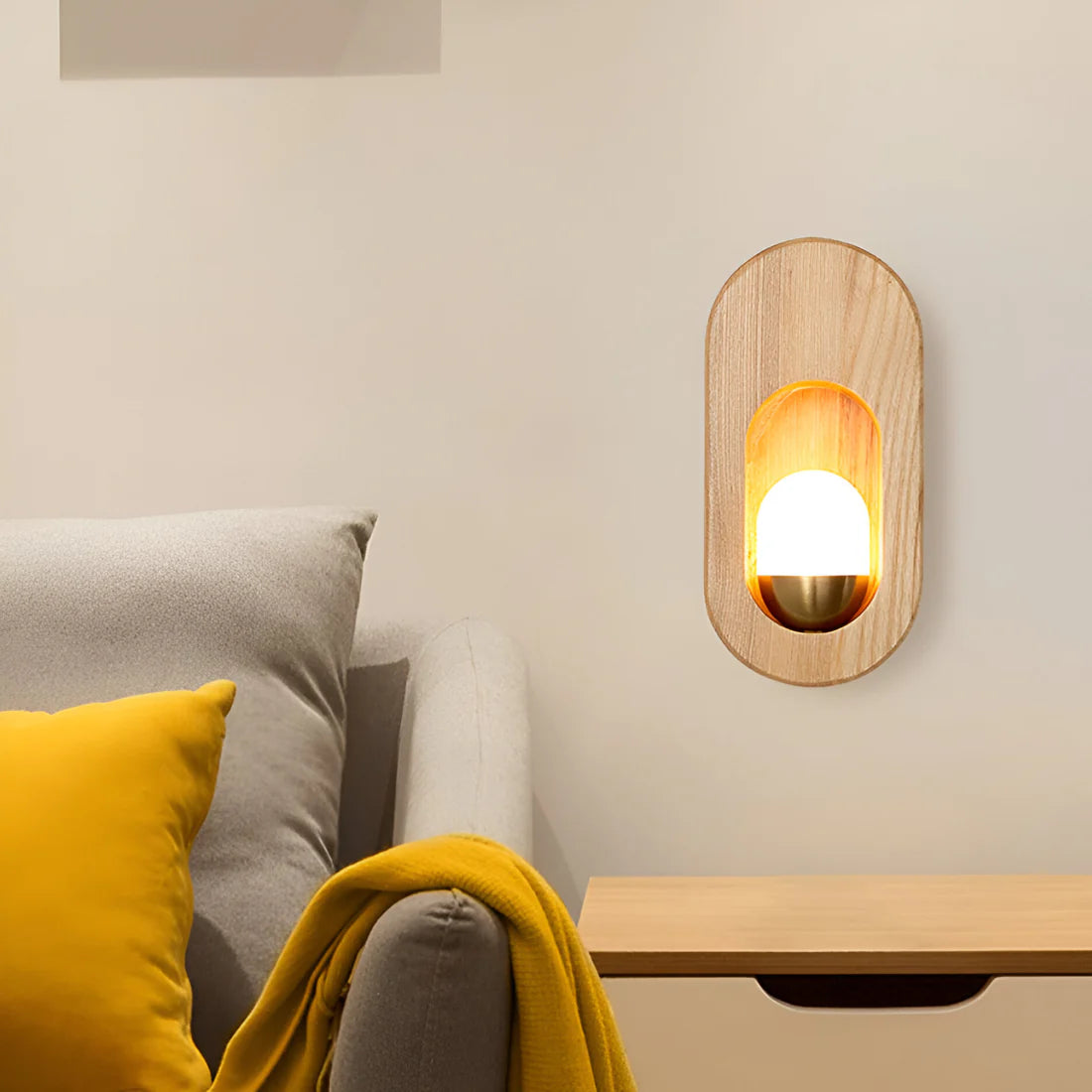 Noordse Stijl Eivormig Chaymae Wandlamp