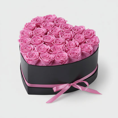 Rozen Bloemen Box Luxe Hartvormige Houten Geschenkdoos