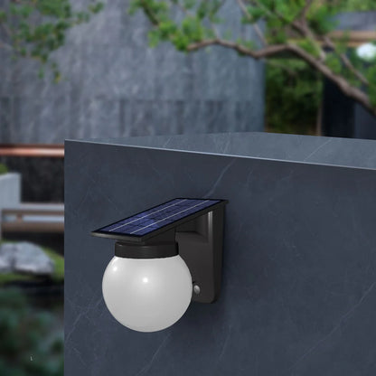 Sferische IP65 Buiten Zonne-Energie Wandlamp