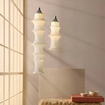 Minimalistische Japandi Falklandi Stoffen Hanglamp