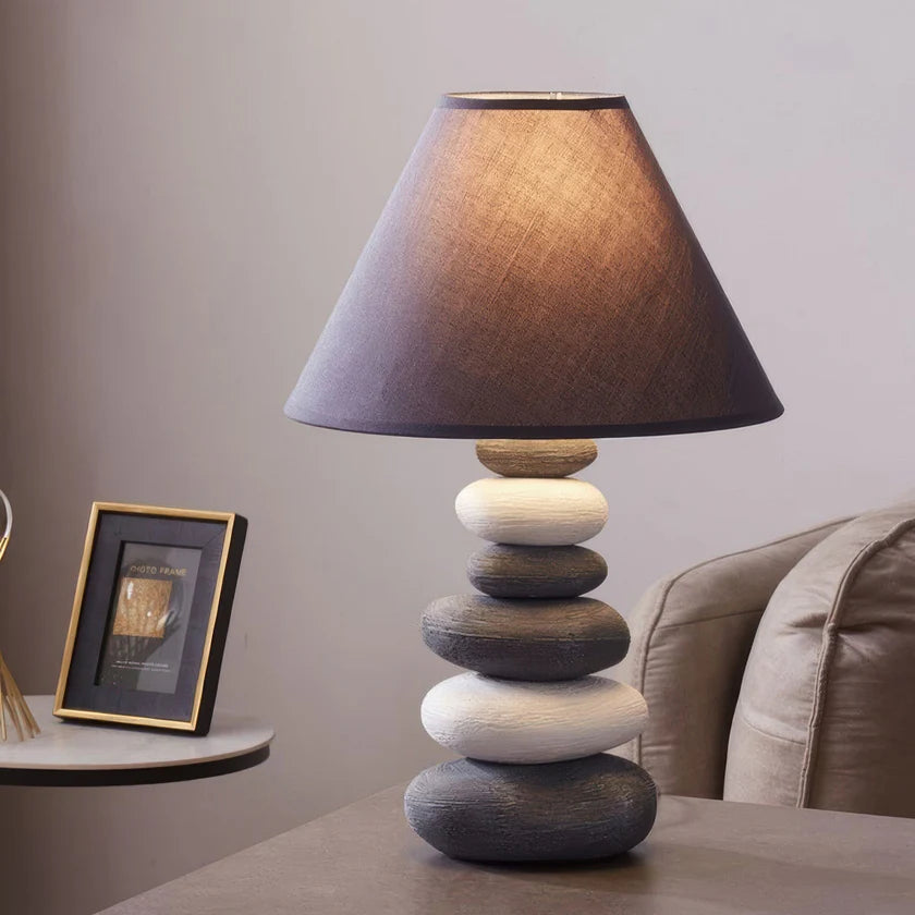 Wabi Sabi-Stijl Bionic Stone Natuurlijke Roest Tafellamp
