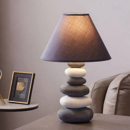 Wabi Sabi-Stijl Bionic Stone Natuurlijke Roest Tafellamp