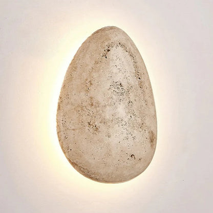Noordse Beatrice Travertinsteen Wandlamp